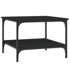 Schwarzer Couchtisch Jeleaza 55x55x40cm (Holz)