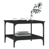 Schwarzer Couchtisch Jeleaza 55x55x40cm (Holz)