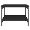 Schwarzer Couchtisch Jeleaza 55x55x40cm (Holz)