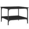 Schwarzer Couchtisch Jeleaza 55x55x40cm (Holz)