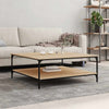 Couchtisch Sonoma Eiche Jeleaza 100x100x40cm (Holz)