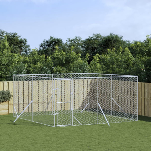 Hundefreilaufgehege Finii 4x4x2 m (verzinkter Stahl)