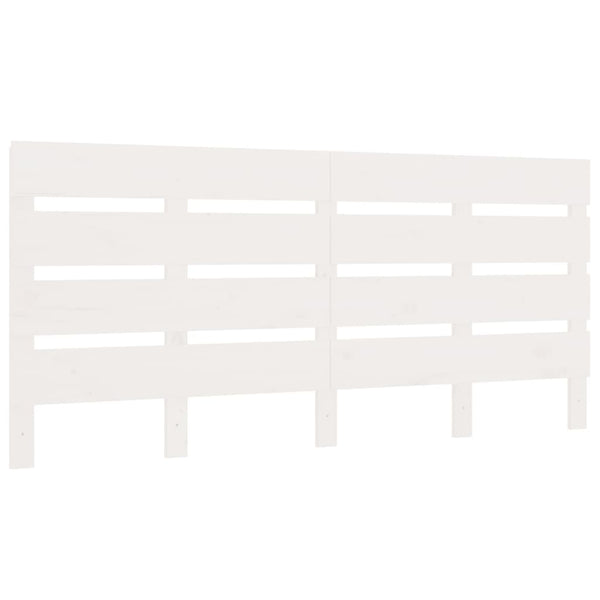 Weißes Bettgestell Buse 120x190cm (Holz, kleines Doppelbett)