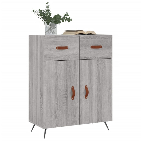 Graues Sideboard Rozvite 69,5x34x90cm (Holz)