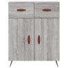 Graues Sideboard Rozvite 69,5x34x90cm (Holz)