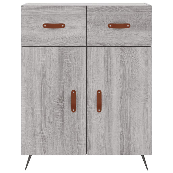 Graues Sideboard Rozvite 69,5x34x90cm (Holz)