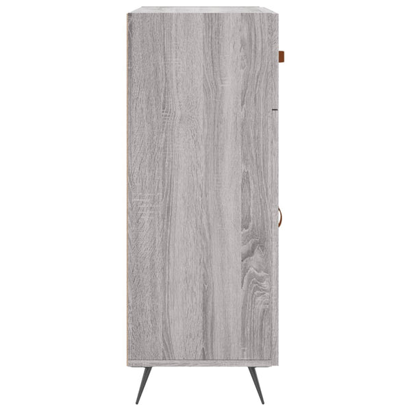 Graues Sideboard Rozvite 69,5x34x90cm (Holz)