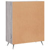 Graues Sideboard Rozvite 69,5x34x90cm (Holz)