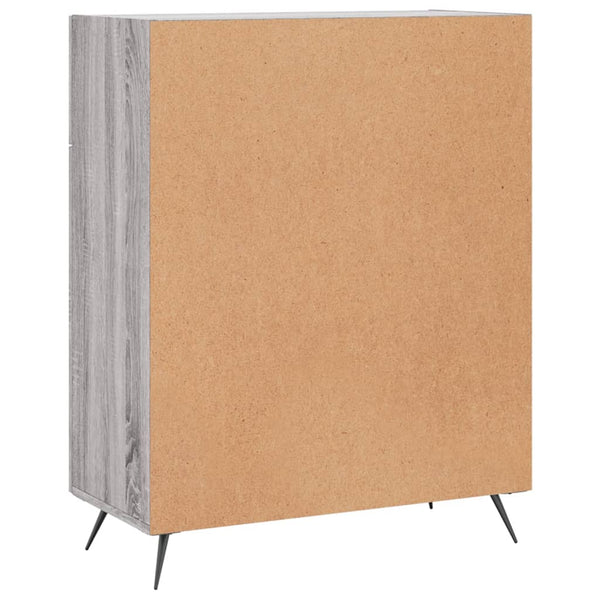 Graues Sideboard Rozvite 69,5x34x90cm (Holz)