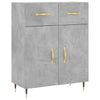 Sideboard Ednah betonggrau 69,5x34x90cm (Holz)