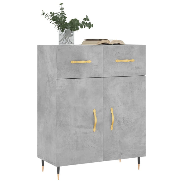 Sideboard Ednah betonggrau 69,5x34x90cm (Holz)