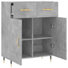 Sideboard Ednah betonggrau 69,5x34x90cm (Holz)