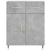 Sideboard Ednah betonggrau 69,5x34x90cm (Holz)