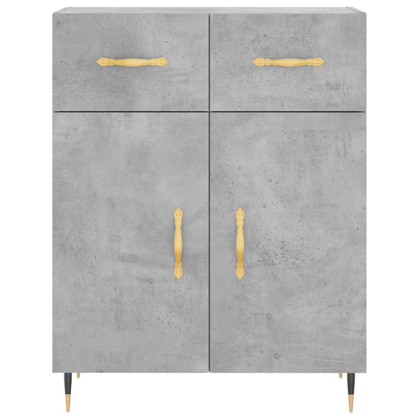 Sideboard Ednah betonggrau 69,5x34x90cm (Holz)