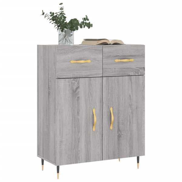 Harmaa senkki Ednah 69,5x34x90cm (puinen)