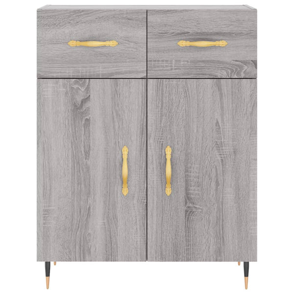 Harmaa senkki Ednah 69,5x34x90cm (puinen)