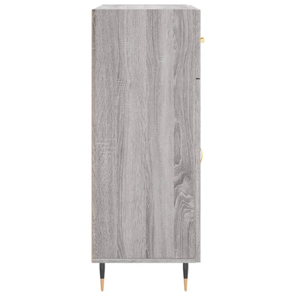 Harmaa senkki Ednah 69,5x34x90cm (puinen)