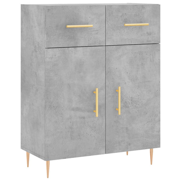 Sideboard Ildko in Betongrau 69,5x34x90cm (Holz)