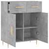 Sideboard Ildko in Betongrau 69,5x34x90cm (Holz)