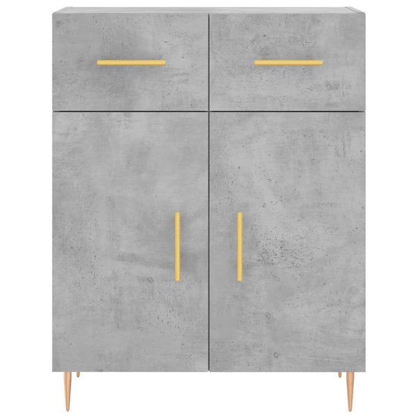 Sideboard Ildko in Betongrau 69,5x34x90cm (Holz)