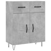 Kommode Tyukodi 69,5x34x90cm in Betongrau (Holz)