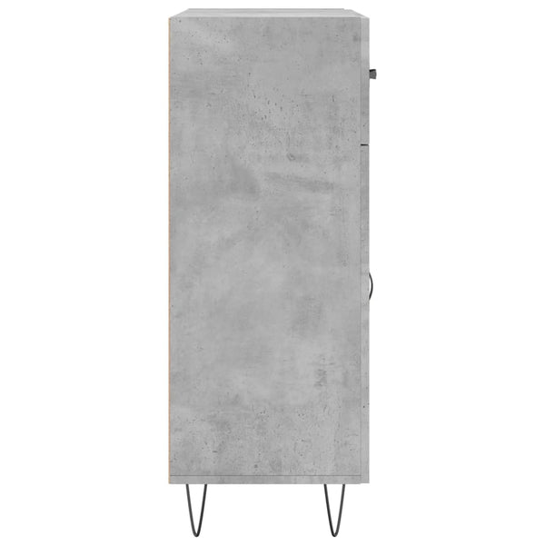 Kommode Tyukodi 69,5x34x90cm in Betongrau (Holz)