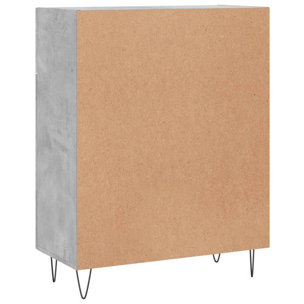 Kommode Tyukodi 69,5x34x90cm in Betongrau (Holz)