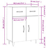 Graues Sideboard Tyukodi 69,5x34x90cm (Holz)