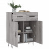 Graues Sideboard Tyukodi 69,5x34x90cm (Holz)