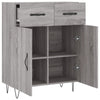Graues Sideboard Tyukodi 69,5x34x90cm (Holz)