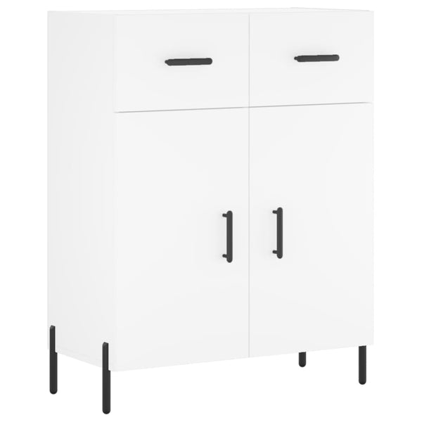 Weißes Sideboard Cotofana 69,5x34x90cm (Holz)