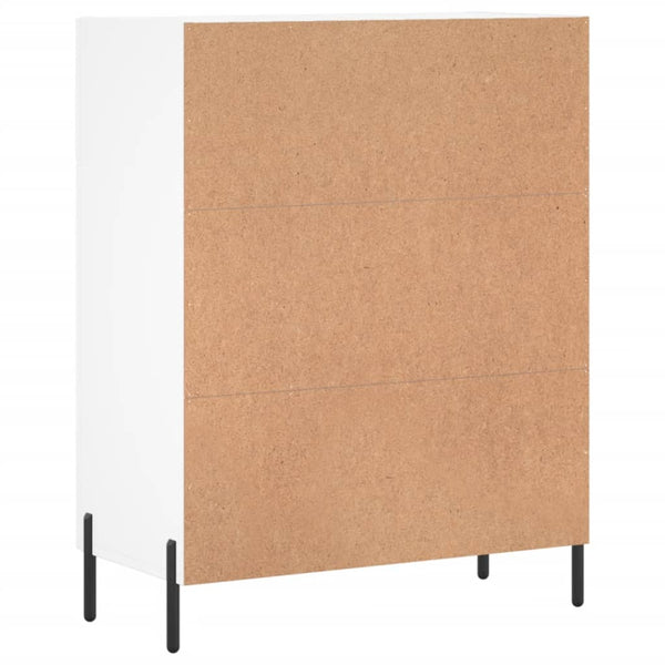 Weißes Sideboard Cotofana 69,5x34x90cm (Holz)