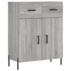 Graues Sideboard Cotofana 69,5x34x90cm (Holz)