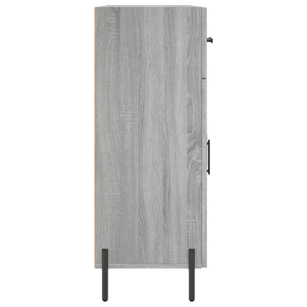Graues Sideboard Cotofana 69,5x34x90cm (Holz)
