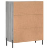 Graues Sideboard Cotofana 69,5x34x90cm (Holz)