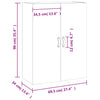 Wandhängender Schrank Coresie, betonfarben, 69,5x34x90cm