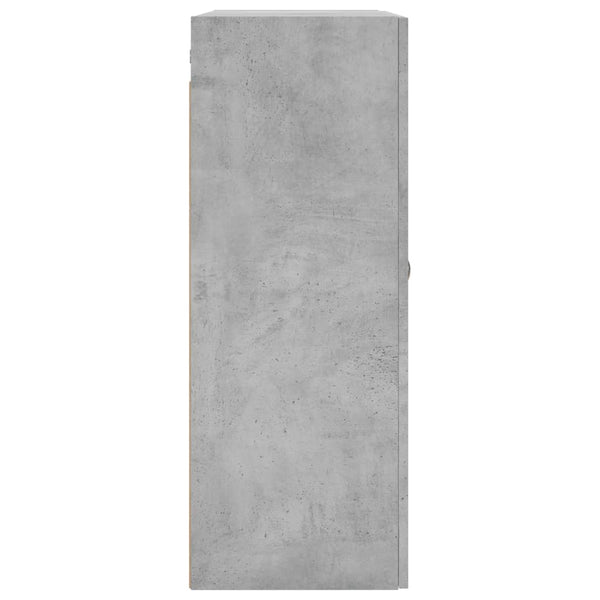 Wandhängender Schrank Coresie, betonfarben, 69,5x34x90cm