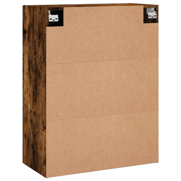 Räuchereiche Wandmontageschrank Stratica 69,5x34x90cm