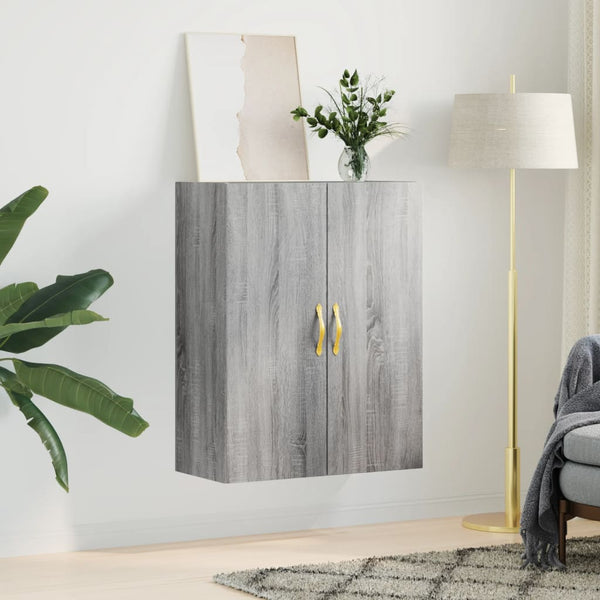 Grauer Wandschrank Stratica 69,5x34x90cm (Sonoma)