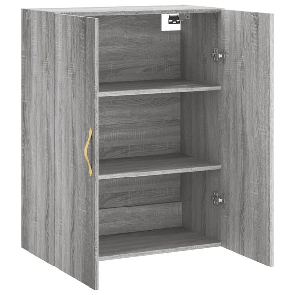 Grauer Wandschrank Stratica 69,5x34x90cm (Sonoma)