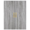 Grauer Wandschrank Stratica 69,5x34x90cm (Sonoma)