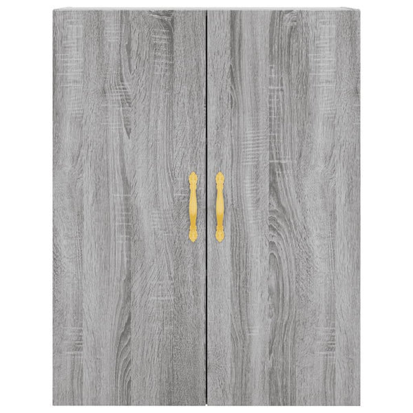 Grauer Wandschrank Stratica 69,5x34x90cm (Sonoma)