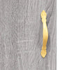 Grauer Wandschrank Stratica 69,5x34x90cm (Sonoma)