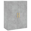 Wandmontierter Schrank Peterson 69,5x34x90 cm, Betongrau
