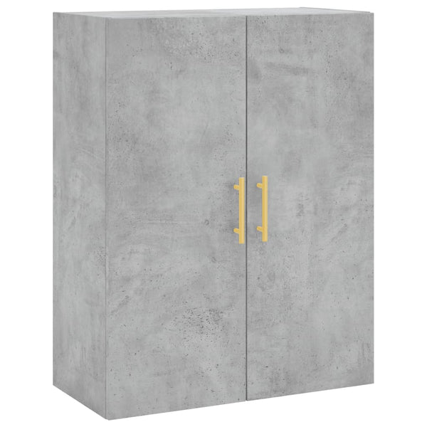 Wandmontierter Schrank Peterson 69,5x34x90 cm, Betongrau