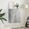 Wandmontierter Schrank Peterson 69,5x34x90 cm, Betongrau