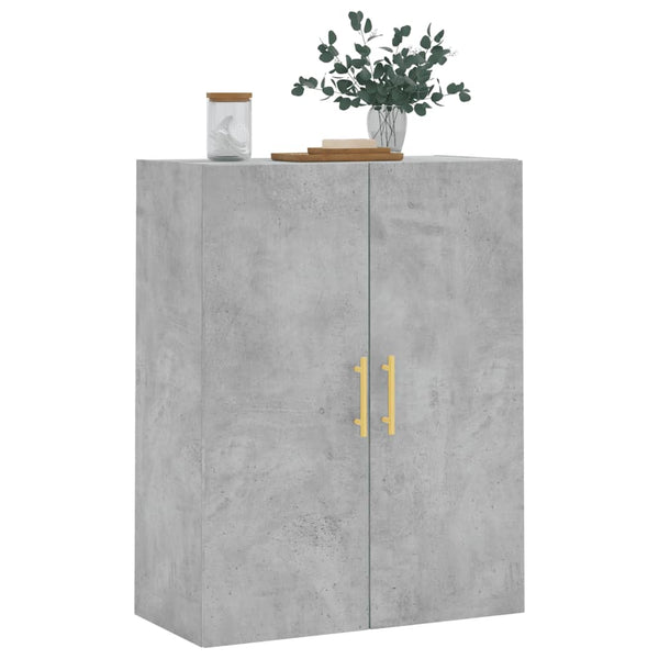 Wandmontierter Schrank Peterson 69,5x34x90 cm, Betongrau