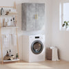 Wandmontierter Schrank Peterson 69,5x34x90 cm, Betongrau