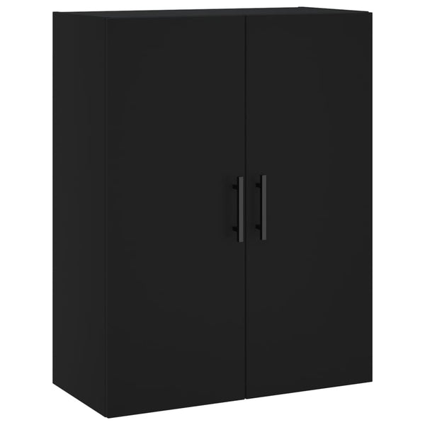 Wandhängeschrank Gross 69,5x34x90cm, Schwarz