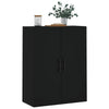 Wandhängeschrank Gross 69,5x34x90cm, Schwarz